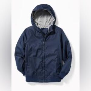 Boys Old Navy lined windbreaker jacket